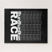 Puzzle Citation de course en cours de course motivationne (Horizontal)