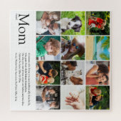 Puzzle Citation de définition Maman 12 Collage de photos (Horizontal)
