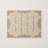 Puzzle Citation de fond d'amour (Horizontal)