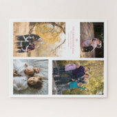Puzzle Citation de force familiale et 4 Collage de photos (Horizontal)
