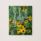 Puzzle Citation de la photographie des fleurs du jardin n (Vertical)