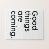 Puzzle Citation de la position d'inspiration | Noir et bl (Horizontal)