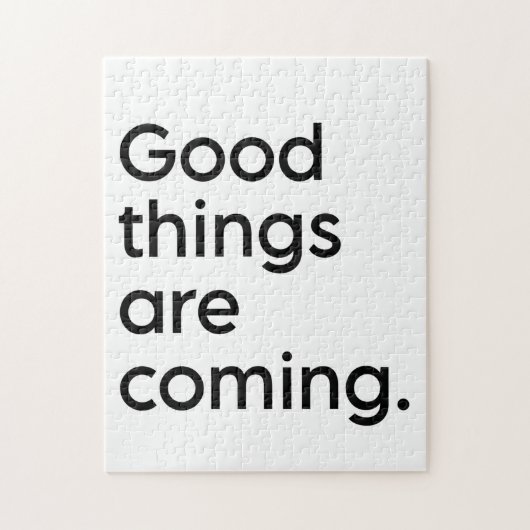 Puzzle Citation de la position d'inspiration | Noir et bl (Vertical)