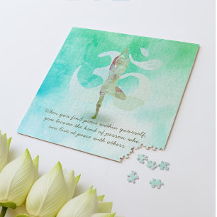 Puzzle Citation de l'arbre de méditation de l'instructeur