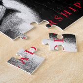 Puzzle Citation de leadership motivationnel du lion blanc (Côté)