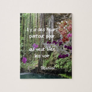 Puzzle Citation de Matisse en français