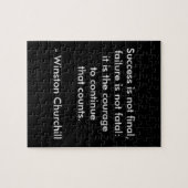 Puzzle Citation de Winston Churchill ; succès (Horizontal)