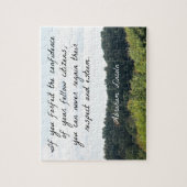 Puzzle Citation en temps opportun par Abraham Lincoln (Vertical)