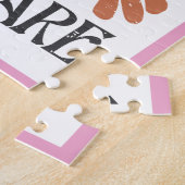 Puzzle Citation Florale Inspirationnelle Florale Boho (Côté)