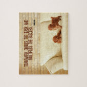 Puzzle Citation inspirante "Réussite du travail d'équipe" (Vertical)