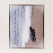 Puzzle Citation Inspirationnelle Baby Sea Turtle Sand Oce (Vertical)