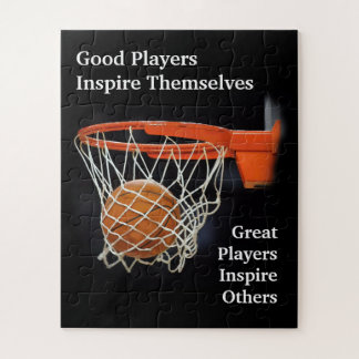 Puzzle Citation Inspirationnelle Basketball Inspiration J