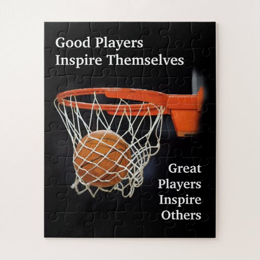 Puzzle Citation Inspirationnelle Basketball Inspiration J (Vertical)