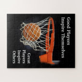 Puzzle Citation Inspirationnelle Basketball Inspiration J (Horizontal)
