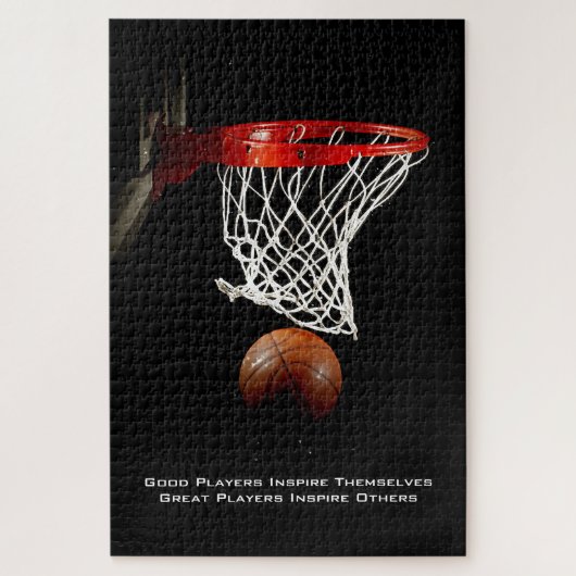 Puzzle Citation Inspirationnelle Basketball Inspiration J (Vertical)