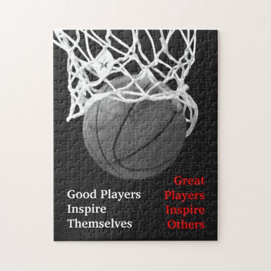 Puzzle Citation Inspirationnelle Basketball Inspiration J (Vertical)