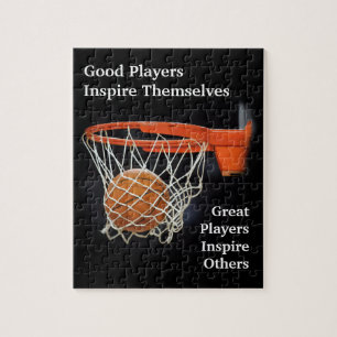 Puzzle Citation Inspirationnelle Basketball Inspiration J