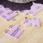 Puzzle Citation inspirée de papillon girly rose vintage (Côté)