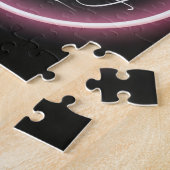 Puzzle Citation Lumineuse Noir Rose (Côté)