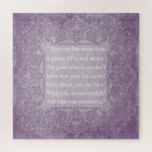 Puzzle Citation motivante de confiance en soi, (Horizontal)