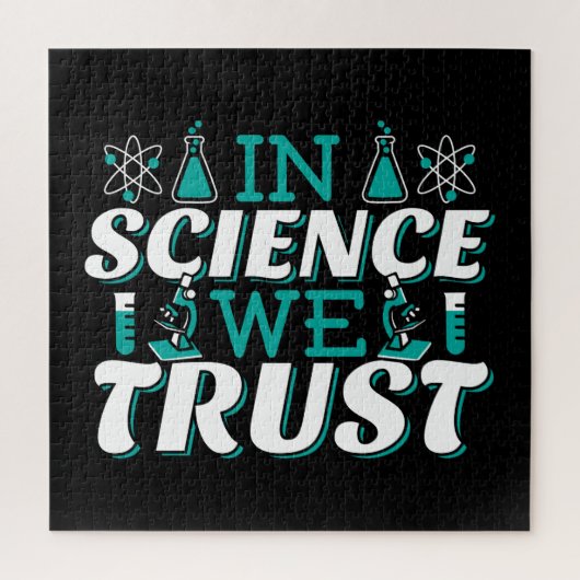 Puzzle Citation 'Nous croyons en la Science' - Enseignant (Vertical)