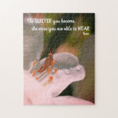 Puzzle Citation Silence Inspiration Rumi (Vertical)