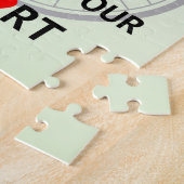 Puzzle Citation vélo roue verte (Côté)