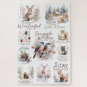 Puzzle Citations de Noël des bois douillettes et traditio (Vertical)