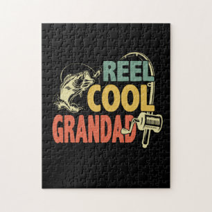 Puzzle Citations grand-père Grand Cool de pêche