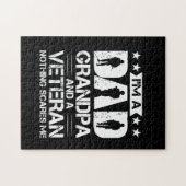 Puzzle Citations grand-père | Je Suis Un Père Et Un Vétér (Horizontal)