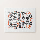 Puzzle Citations pour les moments difficiles mais la foi (Horizontal)