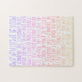 Puzzle Citer Amour Famille Amusant (Horizontal)