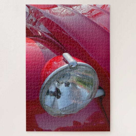 Puzzle Citroë 2CV, voiture vintage. (Vertical)