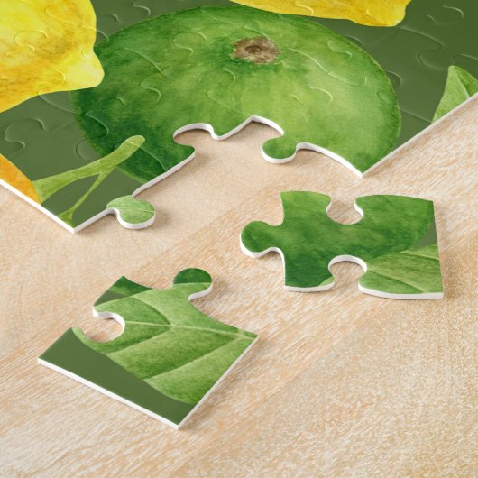 Puzzle Citron et agrumes d'orange (Côté)