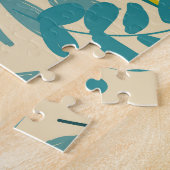 Puzzle Citrons et feuilles, arrière - plan vintage. (Côté)