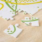 Puzzle Citrons et Limes : Motif frais. (Côté)