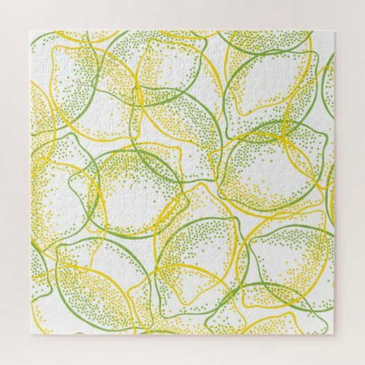 Puzzle Citrons et Limes : Motif frais. (Vertical)