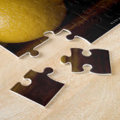 Puzzle citrons sur bois (Côté)