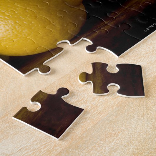 Puzzle citrons sur bois (Côté)