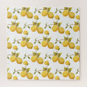 Puzzle Citrons vintages frais : Conception simpliste