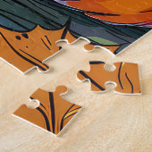 Puzzle Citrouille de la sorcière de la Nouvelle-Écosse Du (Côté)