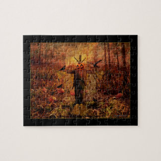 Puzzle Citrouille de patchs d'automne