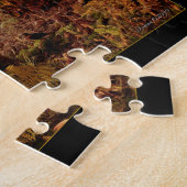 Puzzle Citrouille de patchs d'automne (Côté)