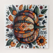 Puzzle Citrouille de Patchwork (Horizontal)