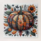 Puzzle Citrouille de Patchwork (Vertical)