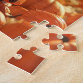 Puzzle Citrouille et chiot (Côté)