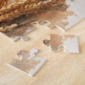 Puzzle Citrouille et récolte de blé (Côté)
