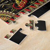 Puzzle Citrouille Étiquette Antique marque de papillon (Côté)