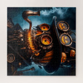 Puzzle Citrouille Jack-O-Lantern Steampunk Gothique Hallo (Horizontal)