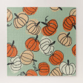 Puzzle Citrouille : Merci motif sans soucis. (Horizontal)